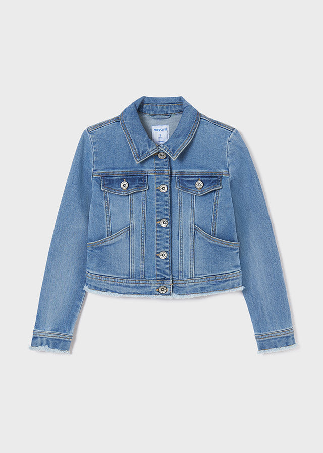 Mayoral Girls Denim Jacket  6422-46  Medio