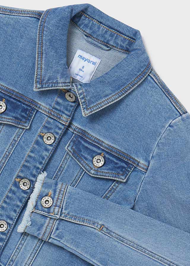 Mayoral Girls Denim Jacket  6422-46  Medio