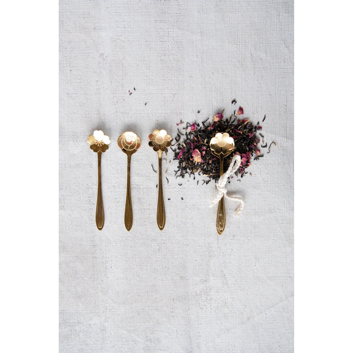 Creative Coop Flower Shaped Spoon Set/3 DF2771