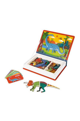 Janod Magnetic Book - Dinosaurs J02590