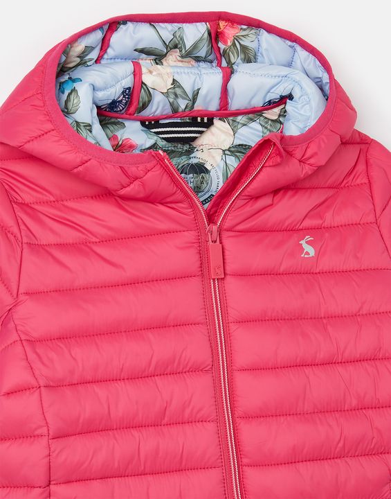 Joules Girls Packable Jacket  218848  Bright Pink *