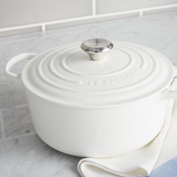 Le Creuset Round French Oven - Gloss White*