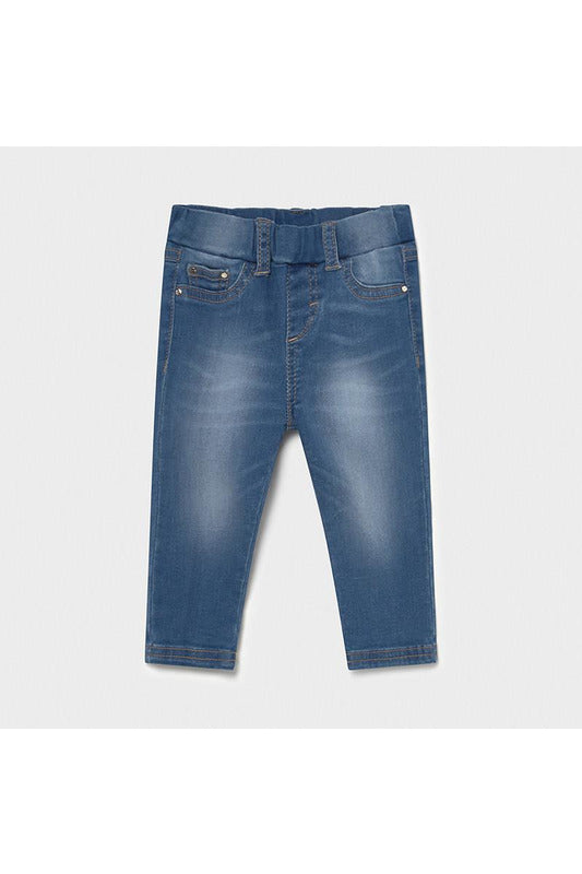 Mayoral Baby Girl Denim Trousers     535-38     Medio