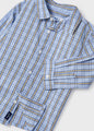 Mayoral Baby Boys Poplin Checked Shirt  2160-79 Celeste