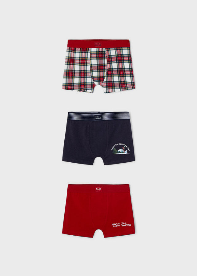 Mayoral Boys Boxers - Set/3  10304-17  Rojo *