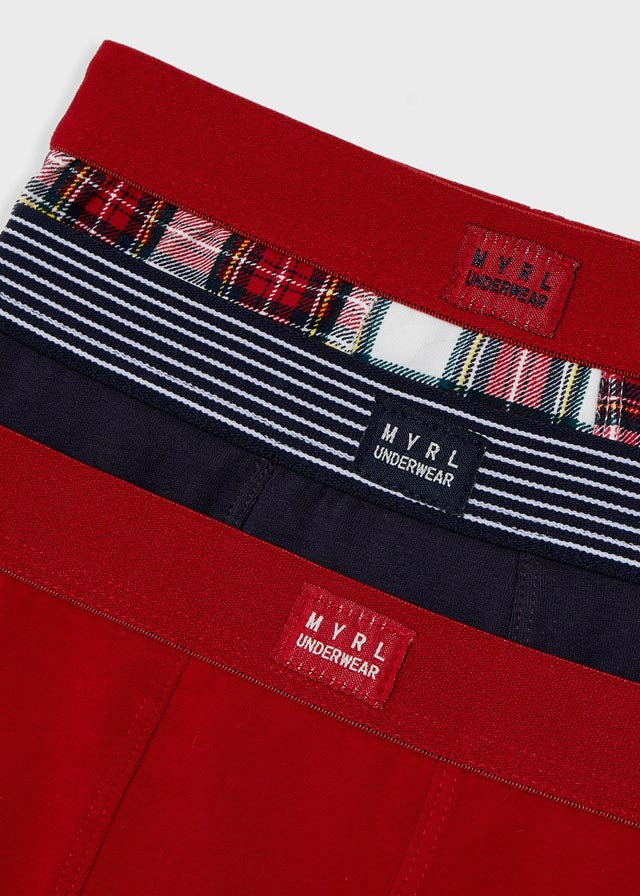 Mayoral Boys Boxers - Set/3  10304-17  Rojo *