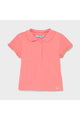 Mayoral Baby Girl Short Sleeve Polo   1176-32 Flamingo