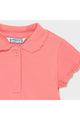 Mayoral Baby Girl Short Sleeve Polo   1176-32 Flamingo