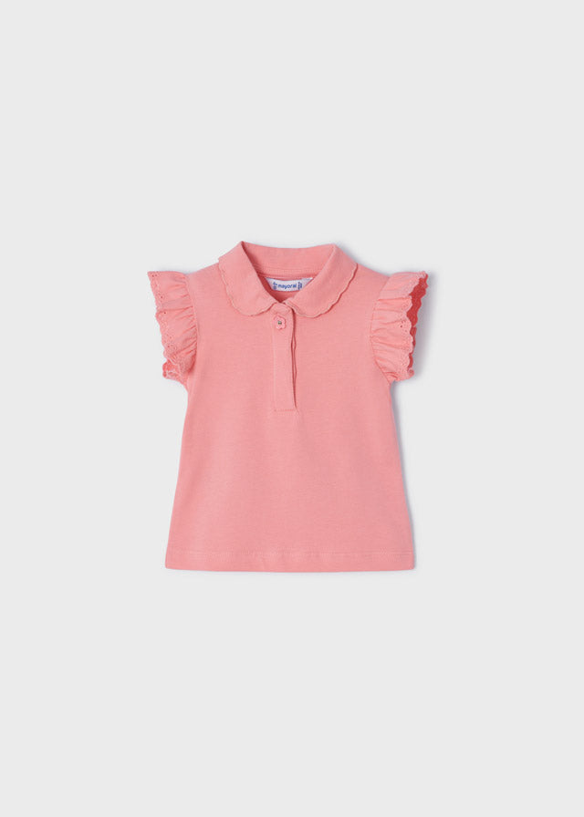 Mayoral Baby Girl Short Sleeve Polo  1184-82  Tulipan **