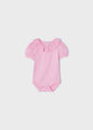 Mayoral Baby Girl Short Sleeve Bodysuit  1701-40  Rosa