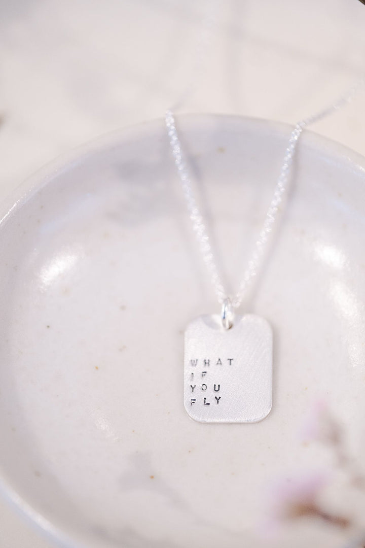 Andrea Waines Square Necklace on Chain N249*