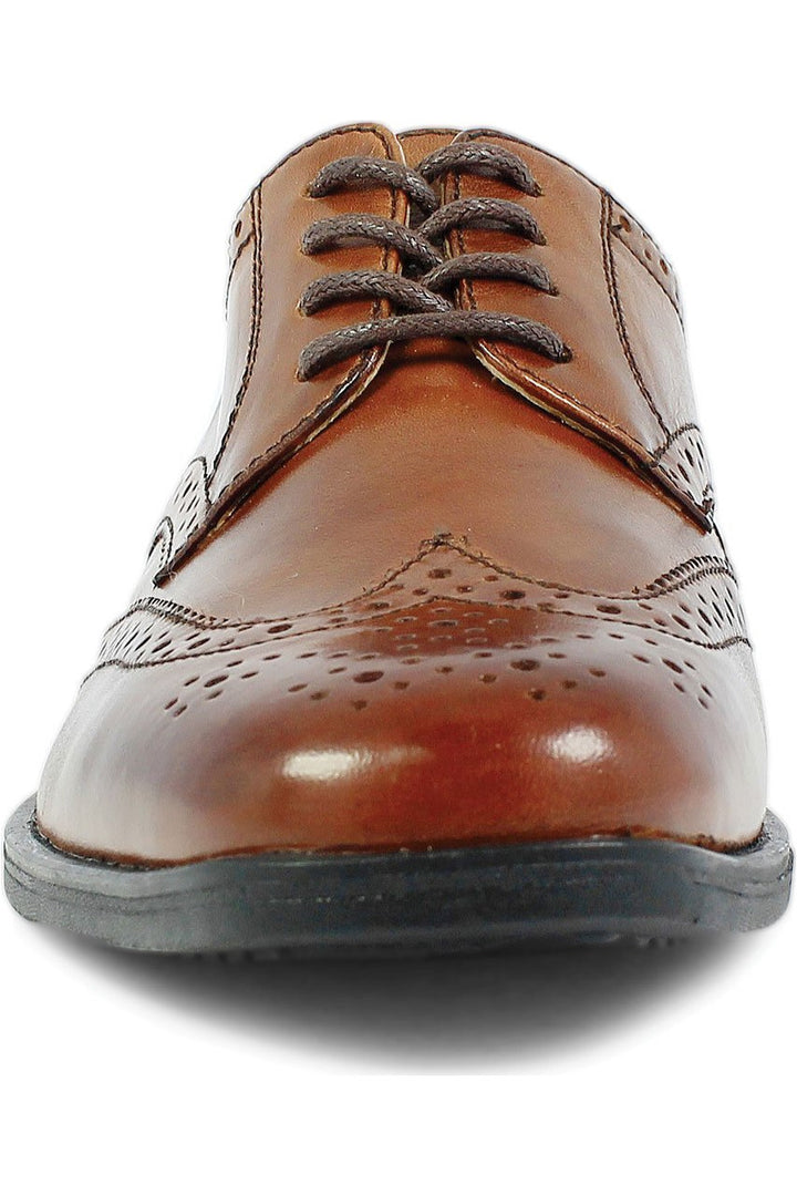 Florsheim Boys Dress Shoe Reveal Wing Jr 16574-221 Cognac **