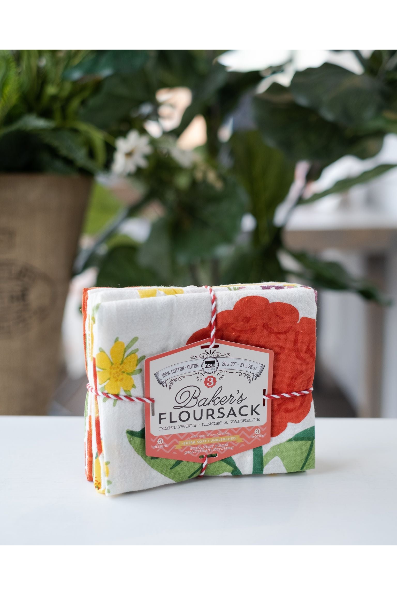 Danica Floursack Flowers of the Month Set of 3  2221005