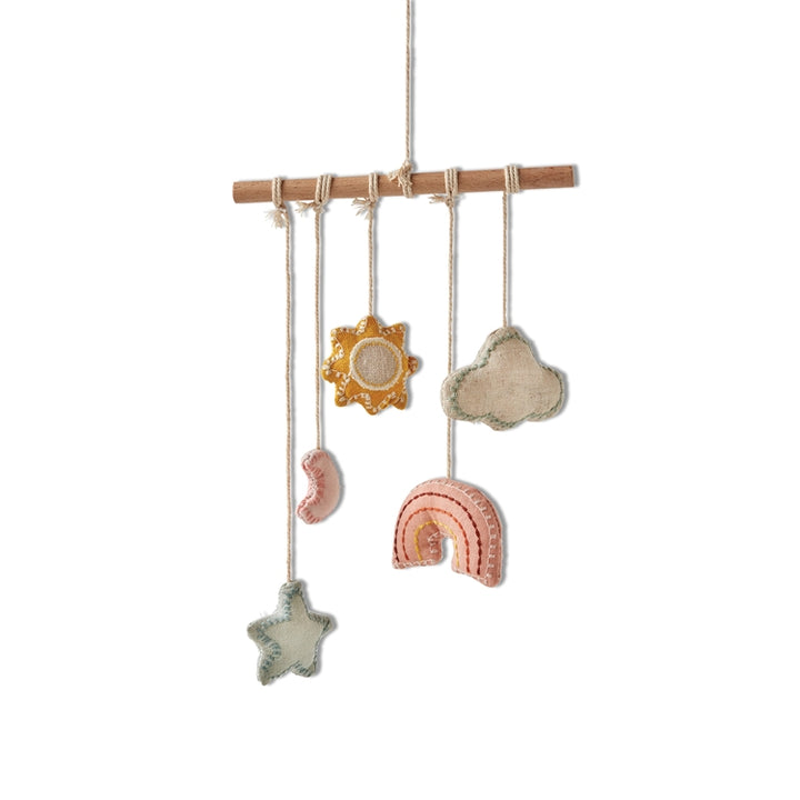 Tag Earth Child Mobiles  2 styles Rainbow and Sky *