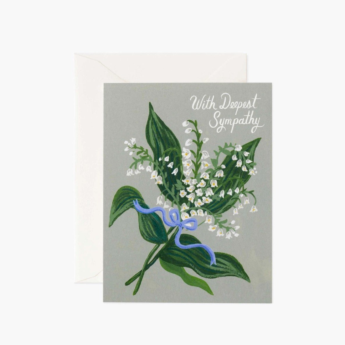 Rifle Paper Co.  Lily of the Valley Sympathy Card  GCM175