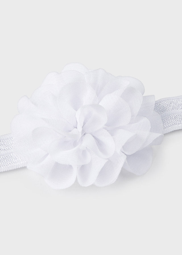 Mayoral Baby Girl Headband and Clip Set  9500-62  Blanco *