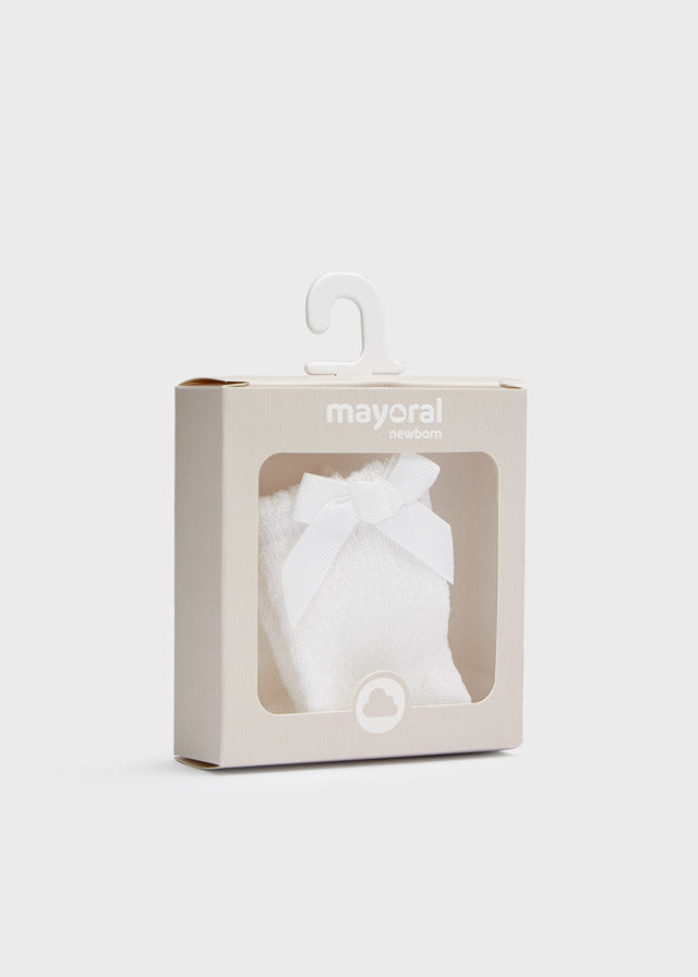 Mayoral Baby Girl Socks   9481 Crudo