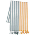 Danica Caban Stripe Tablecloth  1751060  Lagoon/Ochre*