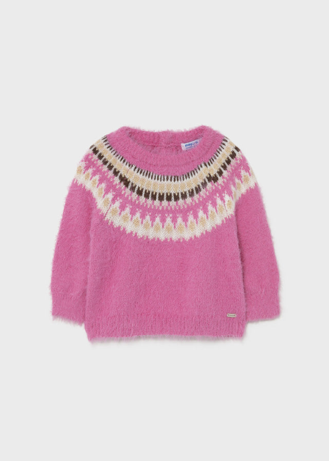 ^Mayoral Baby Girl Sweater    2384-11    Camelia