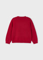 Mayoral Girls Crewneck Sweater   4301-67  Rojo