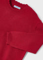 Mayoral Girls Crewneck Sweater   4301-67  Rojo
