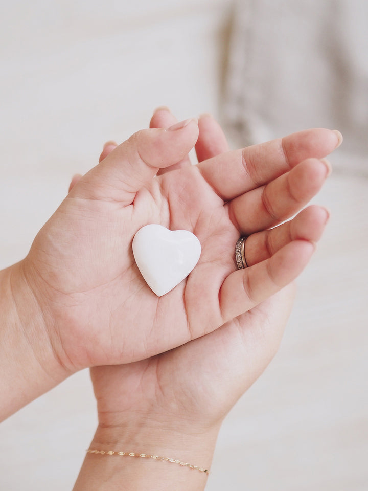 Indaba Marble 1" Mini Heart 7-9221