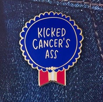 PAPER E CLIPS Cancer Pin