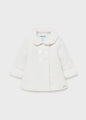 Mayoral Baby Girl Quilted Knit Coat    2432-24    Crudo