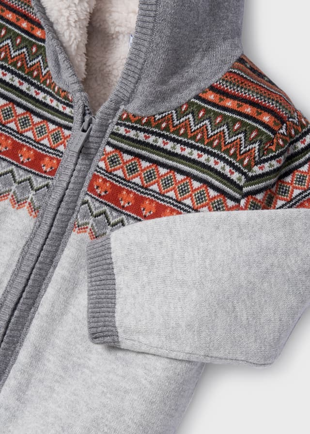 Mayoral Baby Boy Fleece Lined Sweater   2309-74  Piedra Vig