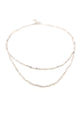 Lovers Tempo Cleo Layered Silver Necklace*