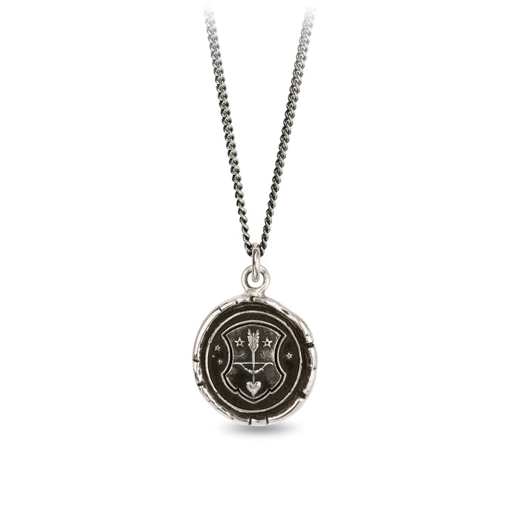 Pyrrha Silver Necklace - Lead With Your Heart N800