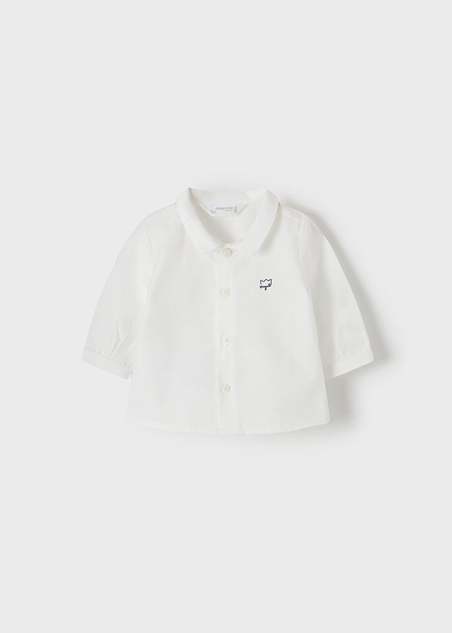 Mayoral Baby Boy Long Sleeve Shirt 1182-95 Crudo *