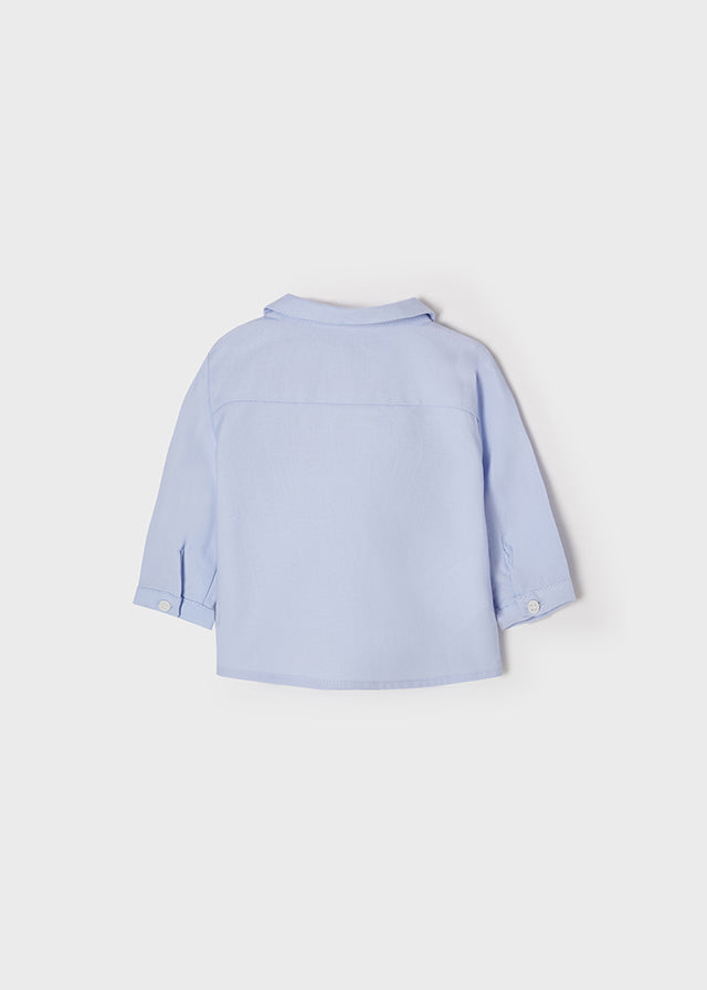 Mayoral Baby Boy Long Sleeve Dress Shirt  1182-96  Celeste **