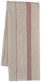 Danica Linen Maison Stripe Tea Towel-Wine