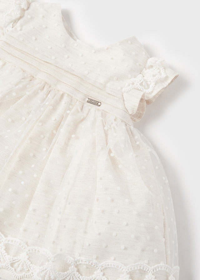 Mayoral Baby Girl Dress  1867-51  Crudo *