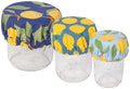 Danica Bowl Covers Mini Set/3  2116009  Lemons