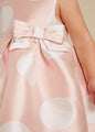 Abel & Lula Baby Girl Polka Dot Mikado Dress  5012-9  Rosa