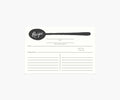 Rifle Paper Co Recipe Cards Charcoal Spoon
