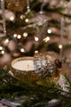 Illume Winter White Mercury Glass Ornament Gold