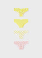 Mayoral Girls Panties Set of 4     10219 Limon