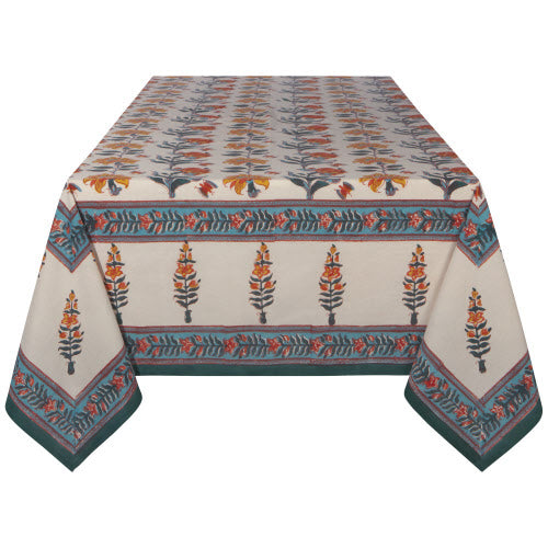 Danica Block Print Marigold Tablecloth 60x90 1057001