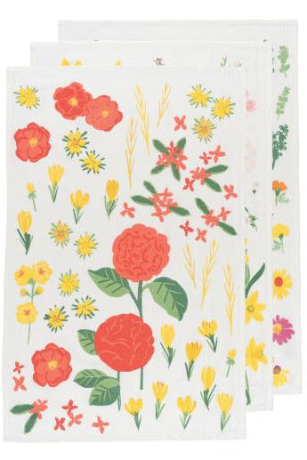 Danica Floursack Flowers of the Month Set of 3  2221005