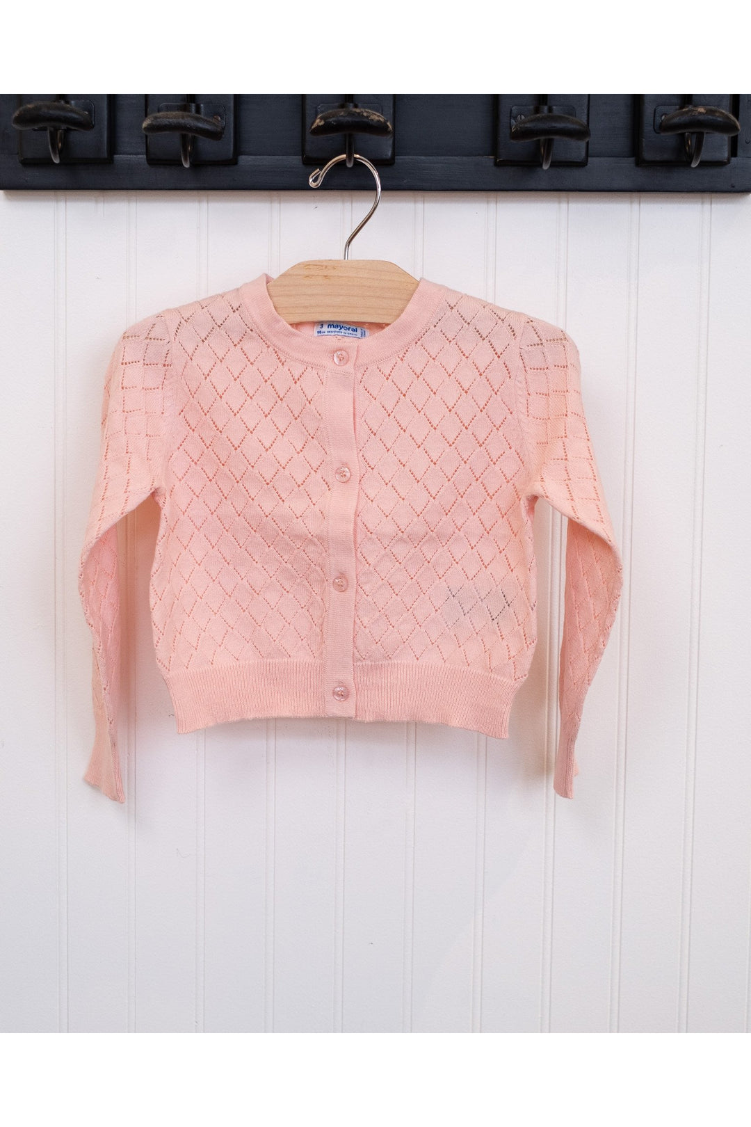 Mayoral Girl Cardigan Blush Pink 3321-82