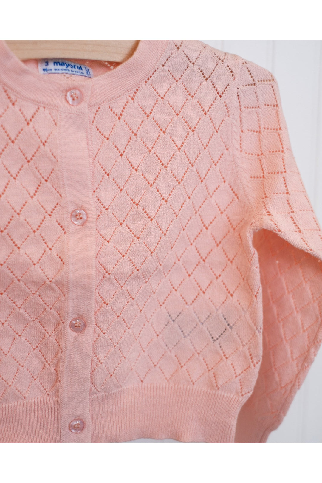 Mayoral Girl Cardigan Blush Pink 3321-82