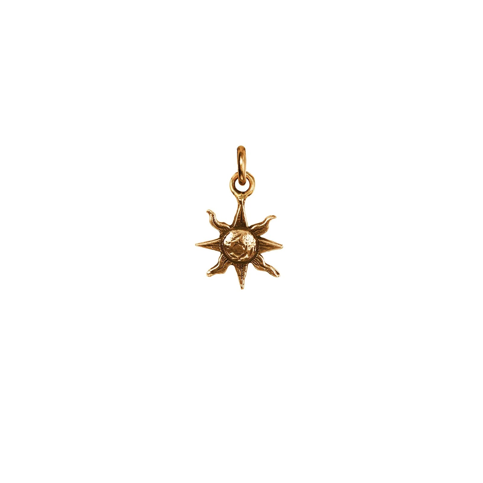 Pyrrha Bronze Sun Symbol Charm  BCH4012-X