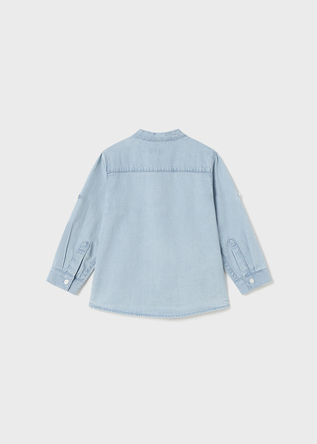 Mayoral Baby Boy Denim Shirt With Mandarin Collar  1117  Tejano **