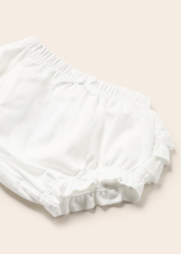 Mayoral Baby Girls Panty  9579-88 Blanco