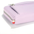 Co Lab lilac Louve Isla Curved Zip Wallet 6861*