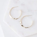 Lovers Tempo Taylor Twist Hoop Earring - Gold