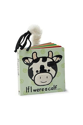 Jellycat If I Were A Calf Board Book BB444CF